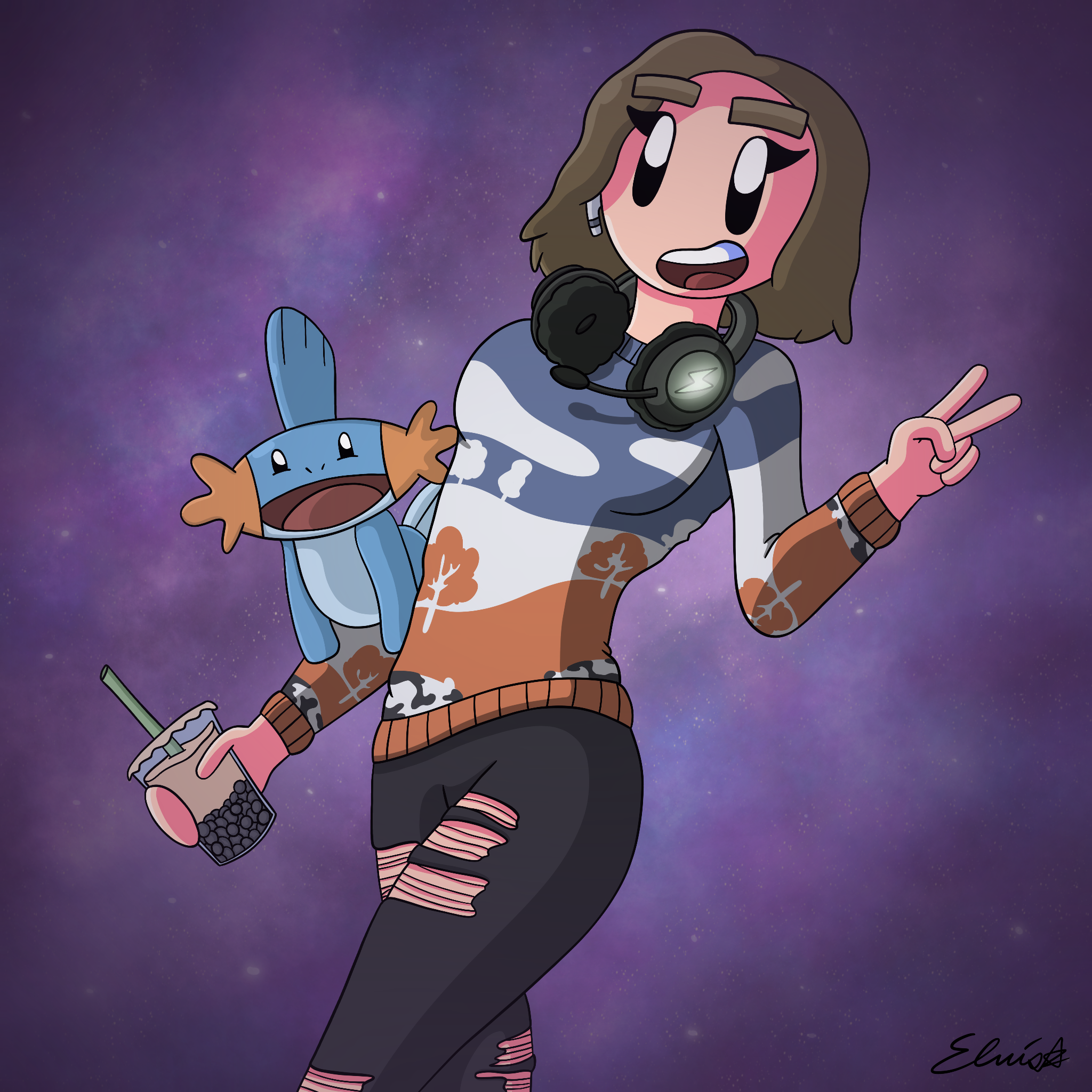 Galaxy Becca commission